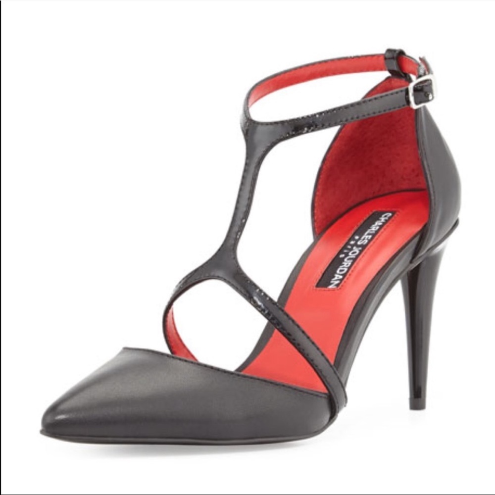 Charles Jourdan Cecilia T strap Pump